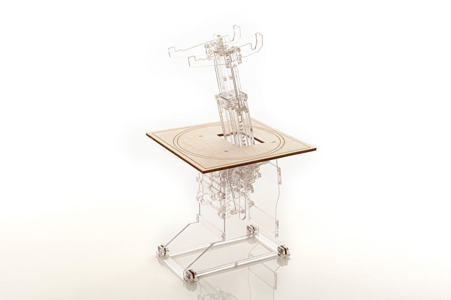 Valkyrja. Helicopter+helipad model. Bell UH-1 Huey. Mechanical 3D Puzzle. Construction Kit. Veter Models. Wooden Plastic. Functional model.