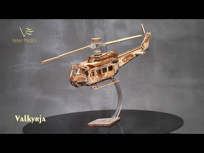 The Valkirja Helicopter 3D Puzzle.
