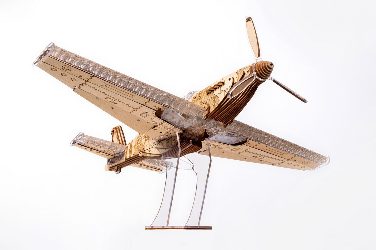 Speedfighter. Airplane mechanical 3D puzzle
