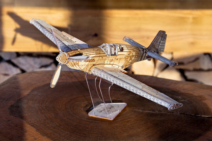 Speedfighter. Airplane mechanical 3D puzzle