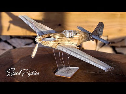SpeedFighter. Airplane 3D puzzle